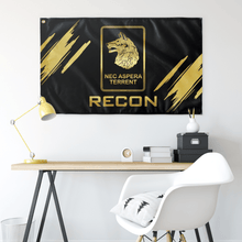 Load image into Gallery viewer, 1-27 Wolfhounds Gold Recon Flag Elite Flags Wall Flag - 36"x60"