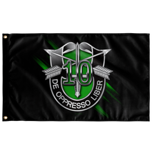 Load image into Gallery viewer, 10th Special Forces Group Numeral Flag Elite Flags Wall Flag - 36"x60"
