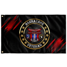 Load image into Gallery viewer, 187 Rakkasans Veteran Flag Elite Flags Wall Flag - 36"x60"