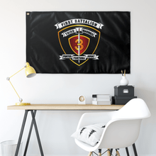Load image into Gallery viewer, 1st Battalion 3rd Marines Black Flag Elite Flags Wall Flag - 36"x60"