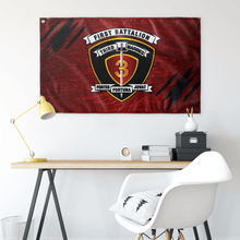 Load image into Gallery viewer, 1st Battalion 3rd Marines Red Flag Elite Flags Wall Flag - 36"x60"