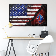 Load image into Gallery viewer, 1st Bn 1st Marines Stars & Stripes Flag Elite Flags Wall Flag - 36"x60"