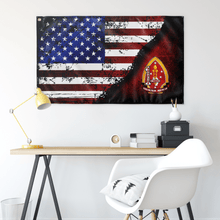 Load image into Gallery viewer, 1st Bn 2nd Marines Stars & Stripes Flag Elite Flags Wall Flag - 36"x60"