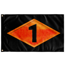 Load image into Gallery viewer, 1st Ranger Battalion Diamond Flag Elite Flags Wall Flag - 36"x60"