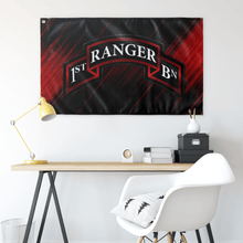 Load image into Gallery viewer, 1st Ranger Battalion Scroll Flag Elite Flags Wall Flag - 36"x60"