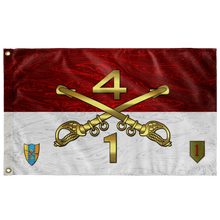 Load image into Gallery viewer, 1st Sqdn 4th Cav Outdoor Flag Elite Flags Double-sided Outdoor Flag- 36"x60"