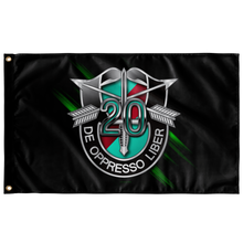 Load image into Gallery viewer, 20th Special Forces Group Numeral Flag Elite Flags Wall Flag - 36"x60"