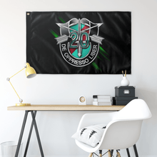 Load image into Gallery viewer, 20th Special Forces Group Numeral Flag Elite Flags Wall Flag - 36"x60"