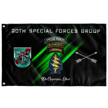 Load image into Gallery viewer, 20th Special Forces Group Tabbed Flag Elite Flags Wall Flag - 36"x60"