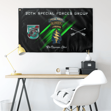 Load image into Gallery viewer, 20th Special Forces Group Tabbed Flag Elite Flags Wall Flag - 36"x60"
