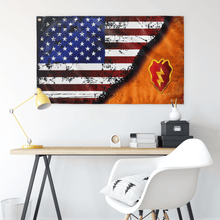 Load image into Gallery viewer, 25th ID Stars & Stripes Flag Elite Flags Wall Flag - 36"x60"