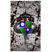 Load image into Gallery viewer, 2nd Ranger Battalion Splatter Flag Elite Flags Wall Flag - 36"x60"