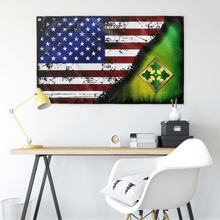Load image into Gallery viewer, 4th ID Stars & Stripes Flag Elite Flags Wall Flag - 36"x60"