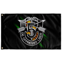 Load image into Gallery viewer, 5th Special Forces Group Numeral Wall Flag