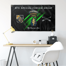 Load image into Gallery viewer, 5th Special Forces Group Tabbed Flag Elite Flags Wall Flag - 36"x60"