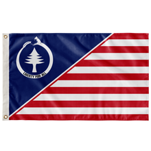 Load image into Gallery viewer, Spirit Of Resistance Striped Red And White Pattern Double Sided Flag