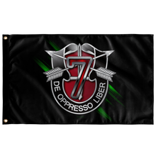 Load image into Gallery viewer, 7th Special Forces Group Numeral Flag Elite Flags Wall Flag - 36"x60"