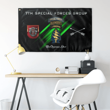 Load image into Gallery viewer, 7th Special Forces Group Tabbed Flag Elite Flags Wall Flag - 36"x60"
