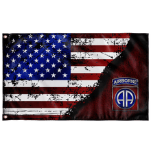 Load image into Gallery viewer, 82nd Airborne Division Stars & Stripes Outdoor Flag Elite Flags Outdoor Flag - 36"x60"