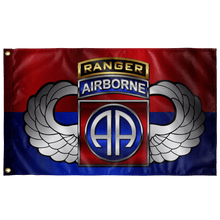 Load image into Gallery viewer, 82nd Airborne Division Tabbed Outdoor Flag Elite Flags Double-sided 36" X 60"