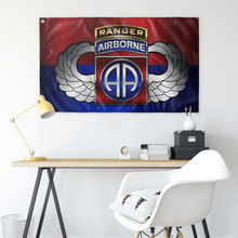 Load image into Gallery viewer, 82nd Airborne Division Tabbed Winged Flag Elite Flags Wall Flag - 36"x60"