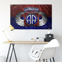 Load image into Gallery viewer, 82nd Airborne Division Winged Flag (AZ 02) Elite Flags Wall Flag - 36"x60"