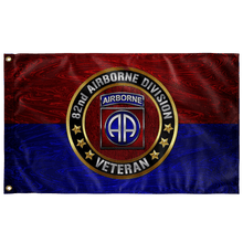 Load image into Gallery viewer, 82nd Airborne Veterans RB Outdoor Flag Elite Flags Double-sided 36" X 60"