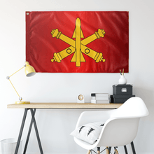 Load image into Gallery viewer, Air Defense Artillery Badge Flag Elite Flags Wall Flag - 36"x60"