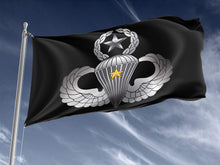 Load image into Gallery viewer, Airborne Wings (Master) w/ Combat Jump Outdoor Flag Elite Flags Outdoor Flag - 36" X 60"
