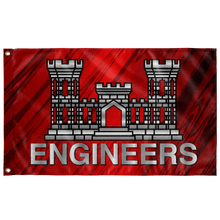 Load image into Gallery viewer, Army Engineers Flag Elite Flags Wall Flag - 36"x60"
