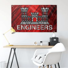 Load image into Gallery viewer, Army Engineers Flag Elite Flags Wall Flag - 36"x60"