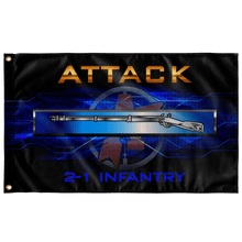 Load image into Gallery viewer, Attack 2-1 EIB Flag Elite Flags Wall Flag - 36"x60"