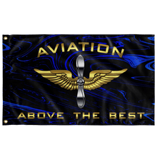 Load image into Gallery viewer, Aviation Above the Best Flag Elite Flags Wall Flag - 36"x60"