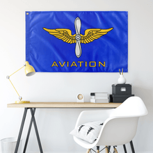 Load image into Gallery viewer, Aviation Branch Flag Elite Flags Wall Flag - 36"x60"