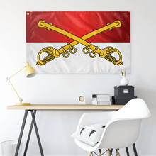 Load image into Gallery viewer, Cavalry Branch Flag Elite Flags Wall Flag - 36"x60"