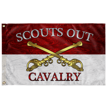 Load image into Gallery viewer, Cavalry Scouts Out Flag Elite Flags Wall Flag - 36"x60"