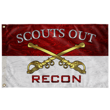 Load image into Gallery viewer, Cavalry Scouts Out Recon Flag Elite Flags Wall Flag - 36"x60"