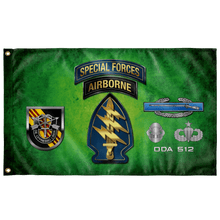 Load image into Gallery viewer, Custom 5th SFG ODA 512 Outdoor Flag Elite Flags