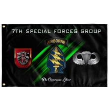 Load image into Gallery viewer, Custom 7th Group Airborne Flag Elite Flags Wall Flag - 36"x60"