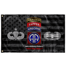 Load image into Gallery viewer, Custom 82nd ABN DIV Subdued Flag Elite Flags Wall Flag - 36"x60"