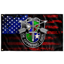 Load image into Gallery viewer, Custom Ranger Special Forces US Flag Elite Flags Wall Flag - 36"x60"