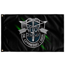 Load image into Gallery viewer, Double Sided 19th SFG Numeral Flag Elite Flags