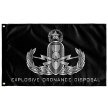 Load image into Gallery viewer, EOD (Master) Black Flag Elite Flags Wall Flag - 36"x60"