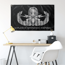 Load image into Gallery viewer, EOD (Senior) Black Flag Elite Flags Wall Flag - 36"x60"