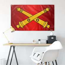 Load image into Gallery viewer, Field Artillery Branch Flag Elite Flags Wall Flag - 36"x60"
