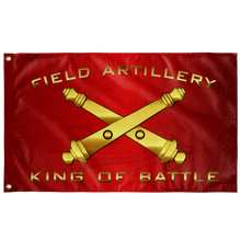 Load image into Gallery viewer, Field Artillery King of Battle Flag Elite Flags Wall Flag - 36"x60"