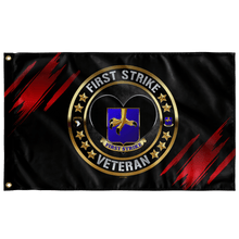 Load image into Gallery viewer, First Strike Veteran Flag Elite Flags Wall Flag - 36"x60"