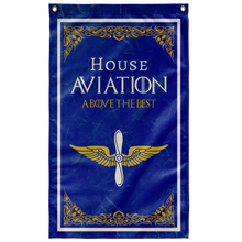 Load image into Gallery viewer, House Aviation Flag Elite Flags Wall Flag - 36"x60"