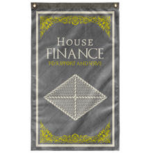 Load image into Gallery viewer, House Finance Flag Elite Flags Wall Flag - 36"x60"