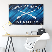 Load image into Gallery viewer, Infantry Queen of Battle Flag Elite Flags Wall Flag - 36"x60"